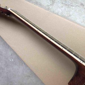 Custom 2020 New Real Abalone Aaaa All Solid Spruce Round Body Maple Binding