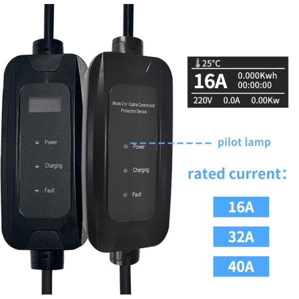 Level 2 Ev Charger Ac Station 3.5kw 7kw 10kw 16A 32A 40A Home Charger Station For Tesla