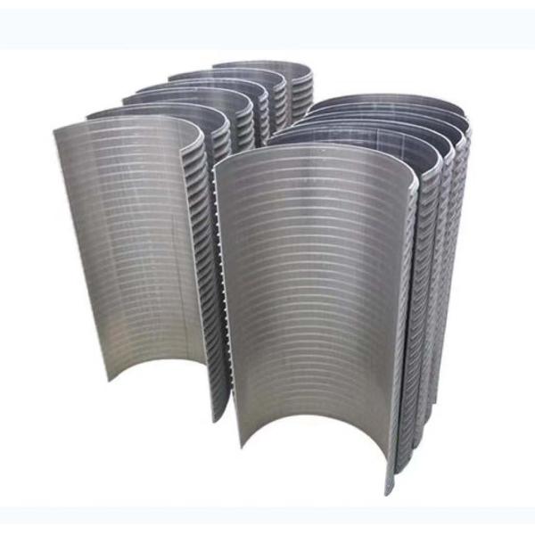 Stainless Steel Wedge Wire Screen Mesh V Shaped Line High Capacity Sieve Bend