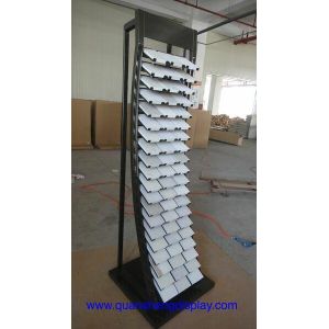 Cheap Customized Tile Quartz Marble Showroom Display Stand, Marble Display Rack for sale