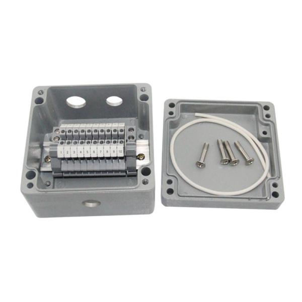3 Ways Waterproof Aluminum Distribution Junction Box with UK2.5B Din Rail