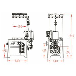 Pollution process Chemical Filtration Systems FRPP 3HP filter area 1.8m2