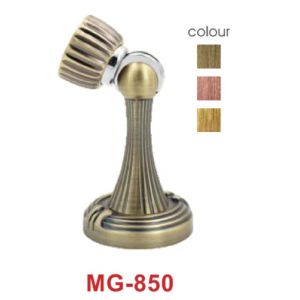 Cheap Adjustable Zinc Magnetic Door Stopper AB Finish Box Packing for sale