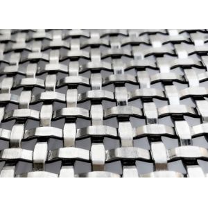 2 Mesh 400 Mesh Count Architectural Woven Wire Mesh With 59% Opening Area