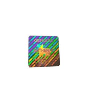 PVC Anti Counterfeiting Stickers 3D Holographic Tamper Evident Labels