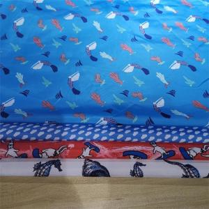 Cheap 300t 70gsm Polyester Taffeta Waterproof Printed Fabric 50dx50d for sale