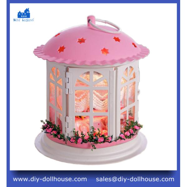 Mini Dollhouse DIY Dollhouse Building Model Educational Handmade Toy Model House I006