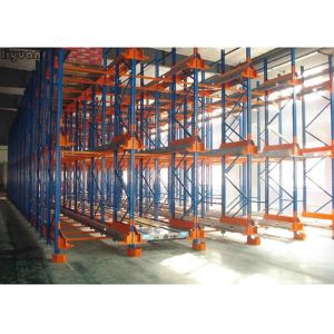 Easy Operated Radio Shuttle System , Warehouse Metal Racks High Intensive