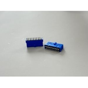 IDC 20-Pin Dual-Row Fully-Shrouded Male Connector | 2.00mm Pitch Electronic PCB