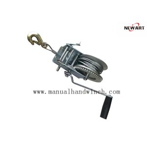 2500lbs Heavy Duty Hand Winch , General Purpose Winch For lifting / Boat Trailer