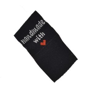 Best quality custom made with your logo cheap custom woven label brand logo
