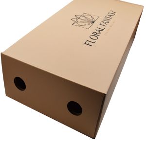 Flowers Corrugated Mailer Boxes Recyclable Flower Delivery Boxes
