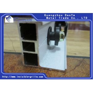 Cheap Fixed Aluminium Sliding Rail , Invisible Grilles Aluminium Track Channel for sale