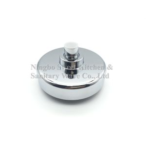 ABS plastic material round chrome plating shower head top shower rain shower