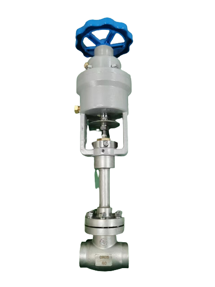 China Cryogenic pneumatic Globe Valve with PTFE Seal and CF8/CF3 Body for 5.0Mpa Emergency Shut-Off in LNG/LOX/LIN Applications on sale
