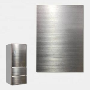 Silver Drawing Pattern VCM Film Laminated Steel Sheet For Small Refrigerator
