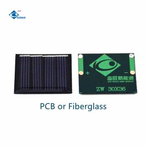2V Customized Poly Mini Epoxy Solar Panel ZW-3036 Small Epoxy Sealed Solar Panel