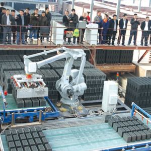 500KG Robot Brick Stacking Machine Automatic Clay Brick Manufacturing Plant