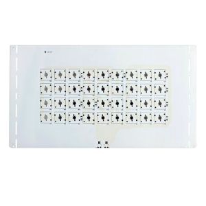 White Aluminum Based Custom Printed Circuit Board 1-6 OZ For LED 1.6mm 35um