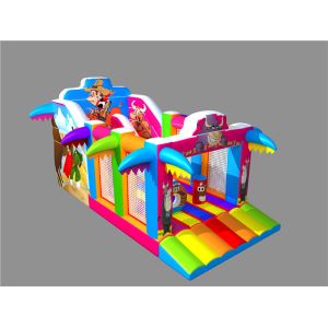 Kids Indoor Inflatable Play Park Multi Functional 1 Year Warranty 6*3.5*2.2m