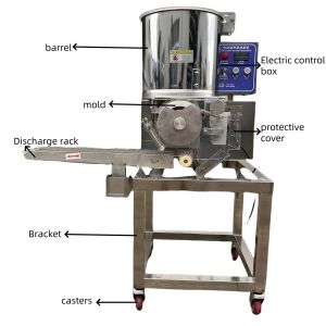 Chicken Nuggets Forming Processing Machine FM100/350/400/600 within 380V Voltage