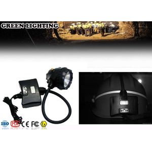 China 15000 Lux Rechargeable LED Headlamp With Rear Warning Light Semi Corded Type on sale