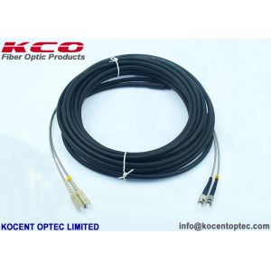 China ST LC SC FC 2 Core Fiber Optic Patch Cord with 50/125um Multi-mode and Insertion Loss ≤0.2dB for FTTA Applications on sale