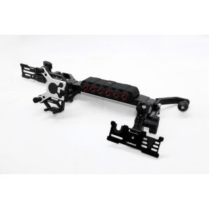 2023 Aluminum Alloy Wireless LED Light Controller 6-gang Switch Panel With Relay