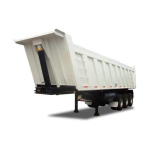 China SWTST500U Low Bed Semi Trailer 3 Axles Tipping Semi Trailer 40 Ton Capacity on sale