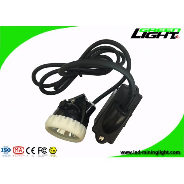 22hours lighting time 6.6Ah Underground Safety Rechargeable LED Headlamp 4000 Lux With Colorful PC Shell