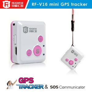 RF-V16 mini persoanl gps tracker sos panic button phone call gps tracker