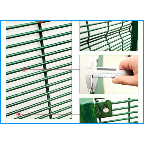 Powder Spray 4mm wire diameter ClearVu 358 mesh fence