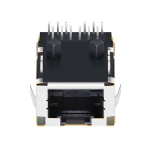 L829-1J1T-43-F Low-Profile Magnetic Rj45 Jack 10/100/1000M LPJK7036A98NL