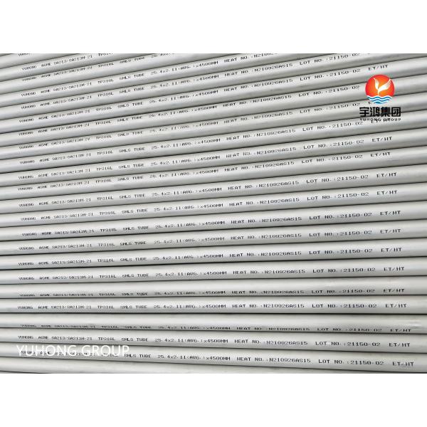 ASTM A213 TP316L Stainless Steel Seamless Cold Rolled Pipe For High Temperature