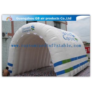 Customizable White Inflatable Portable Spray Booth Tent Quadruple Sewing With