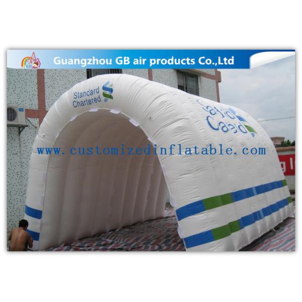 Customizable White Inflatable Portable Spray Booth Tent Quadruple Sewing With