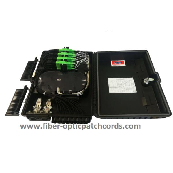 Quality FTTH 16 Cores Optical Fiber Distribution Box Waterproof IP65 wholesale