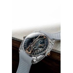 Custom Optical Glass Sapphire Crystal Watch Case Bezel Parts C-axis