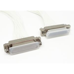 Straight Receptacle Micro-D Rectangular J30J Series 51 Pin Connector For Cables