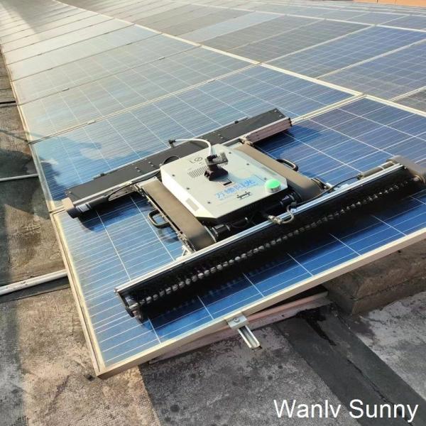 Quality Electric Solar Panel Cleaning Robot Anti-Falling Control and Maintenance Solution wholesale