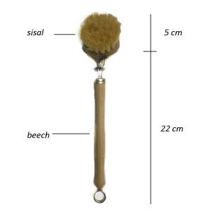 Cheap Wooden Cocout Sisal Household Cleaning Brushes 27cm Wooden Washing Up Brush for sale