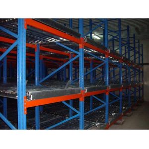 Steel Warehouse Gravity Racking Custom Industrial Storage Shelves Racks