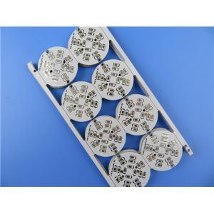 Metal Core PCB Built On Aluminium Base With Panel Shipment for LED Lighting