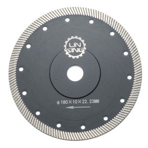 180mm Turbo Diamond Saw Blade for Cutting and Grinding Tools on Ceramics Marble