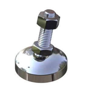 China M12 Stainless Steel Adjustable Leveling Feet With Rubber Pad SGS ISO9001 on sale