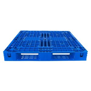 Double Faced Heavy Duty Large Blue 4 Way HDPE Custom Euro Plastic Pallet Making