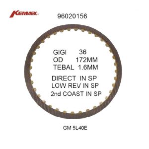 Kemmex 156700-160 96020156 4L40E Gear Box Clutch Plate Kit for GM 1999-On