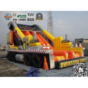 Customized Car Shape Inflatable Slide for Advertising