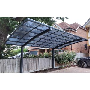 Rectangular Polycarbonate carport Awning with UV Protection Create Perfect