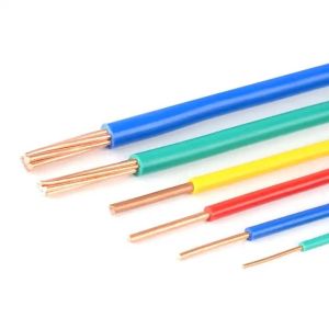 22AWG 18AWG Solid Wires H07V-U PVC Insulated Electrical Wire Cable for Building